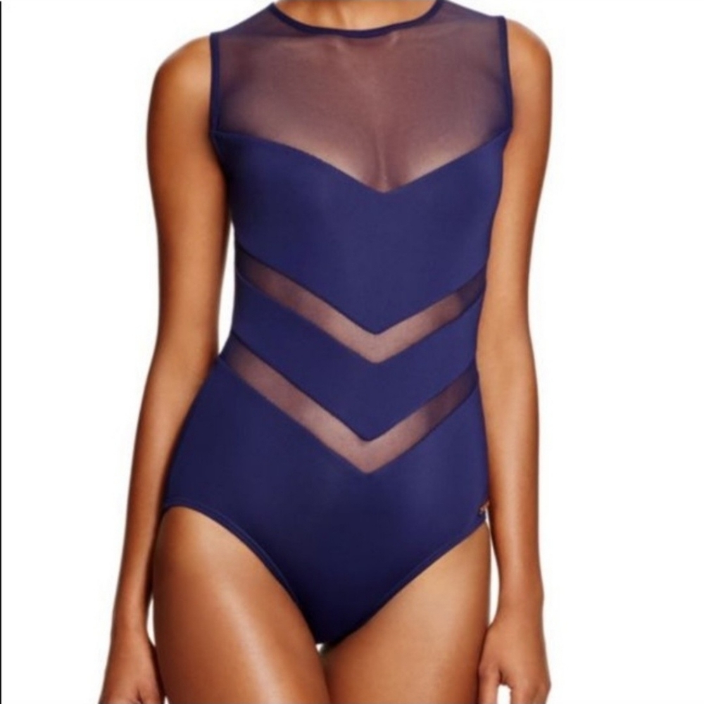 Vince Camuto Navy One Piece- Like New!